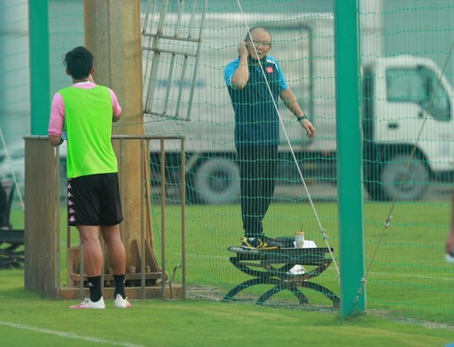 Hai thầy trò gặp nhau cách đây chưa lâu ẢNH: HOÀNG QUÂN