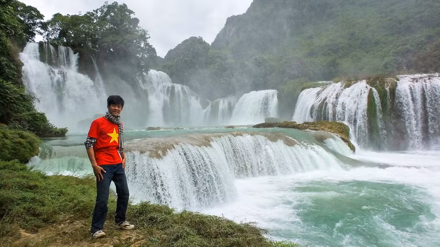  Tầng 2 thác Bản Giuốc - Ảnh: NVCC