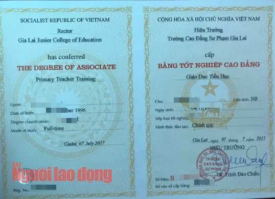  Nhiều người tốt nghiệp CĐSP không được tuyển dụng làm giáo viên tiểu học, trung học cơ sở