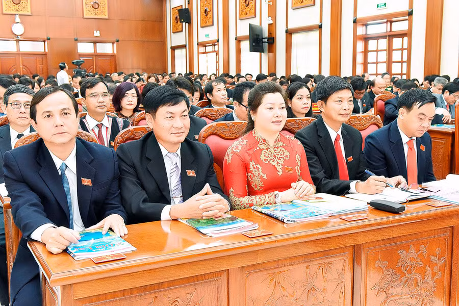 Các đại biểu về dự Đại hội. Ảnh: Đức Thụy