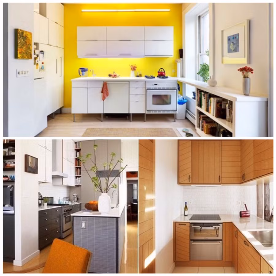 Căn bếp sẽ trở nên hài hòa đẹp mắt hơn nếu bạn biết cách sắp xếp. Đồ họa: Phương Duy