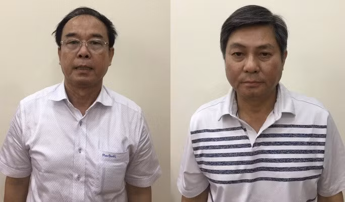  Ông Nguyễn Thành Tài (trái) và Đào Anh Kiệt lúc mới bị bắt (Ảnh: NLĐO)