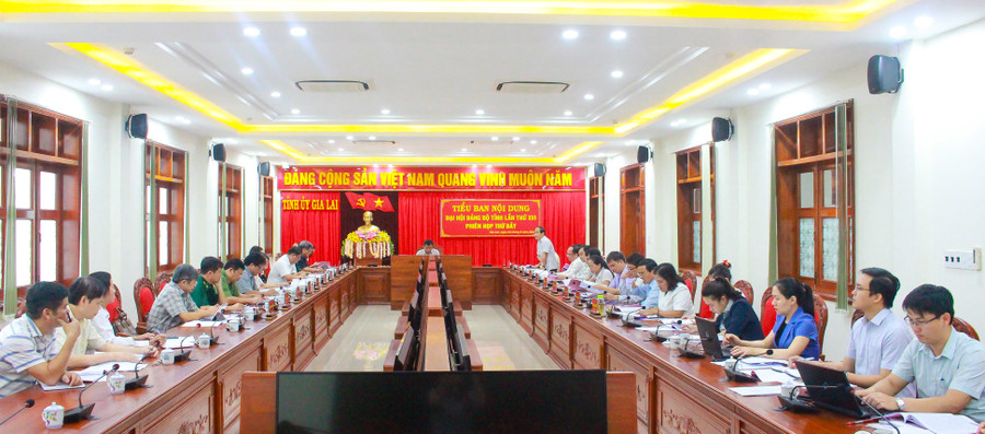 Quang cảnh phiên họp