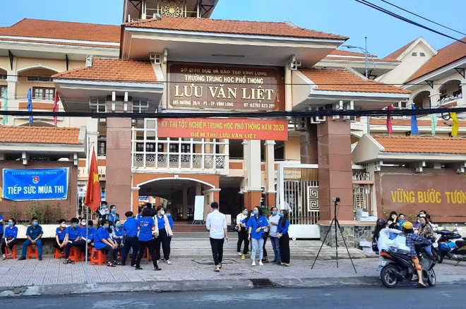 Trường THPT Lưu Văn Liệt, nơi A. và H. cùng học ẢNH: XUÂN PHÚC