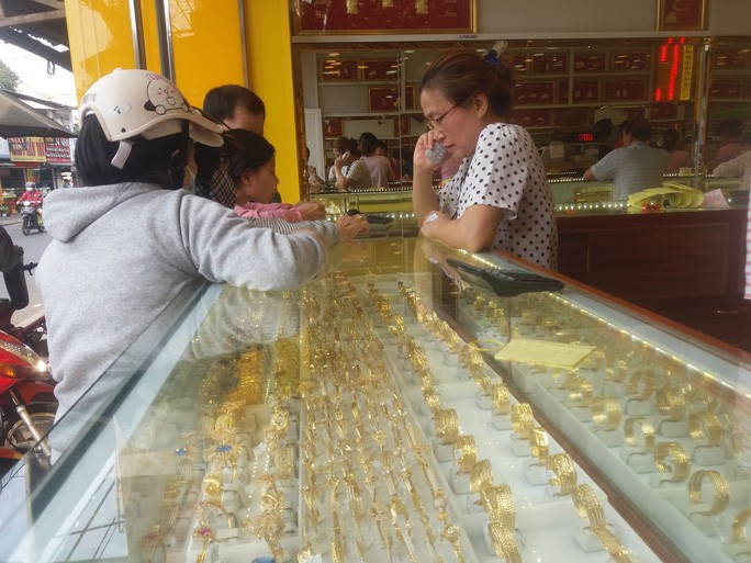 Giá vàng đang trên đà tăng tiếp (Ảnh: Thy Thơ)