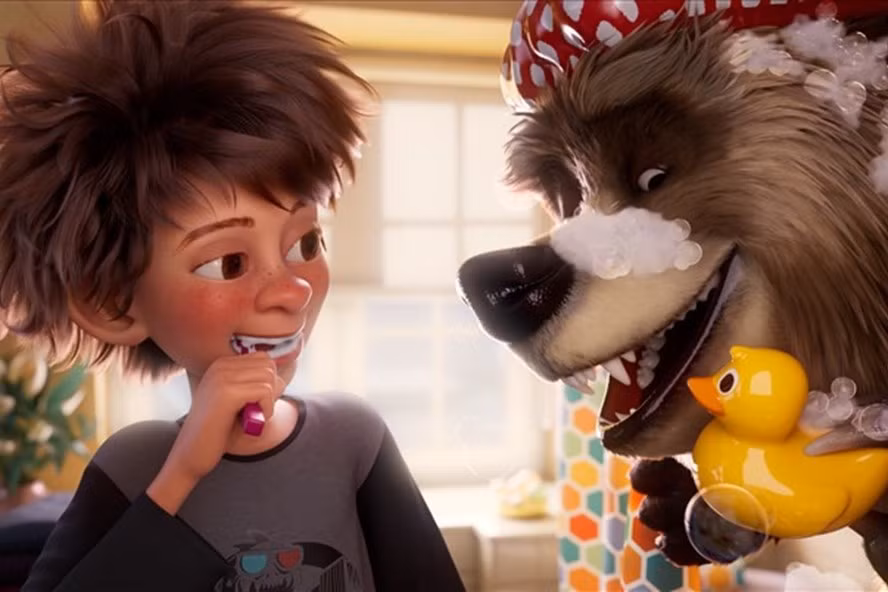 Cảnh phim “Gia đình chân to phiêu lưu ký”. ảnh do CGV cung cấp