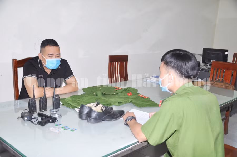 Đối tượng Ngô Gia Thứ. (Ảnh: CA tỉnh Hải Dương)