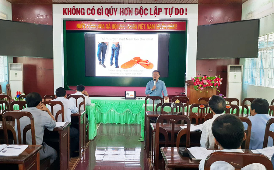 Quang cảnh hội nghị tập huấn. Ảnh: Hoàng Viên Quang cảnh lớp tập huấn. Ảnh: Hoàng Viên