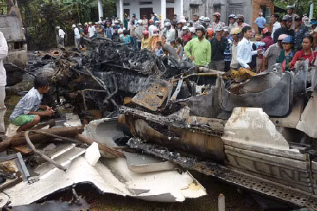 Hiện trường vụ tai nạn. Hiện trường vụ tai nạn.