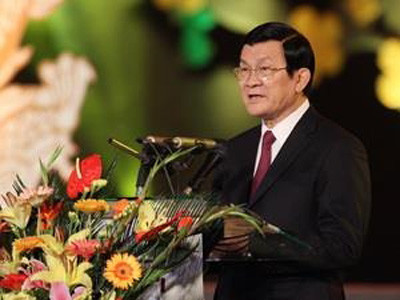 Chủ tịch nước Trương Tấn Sang. Chủ tịch nước Trương Tấn Sang.