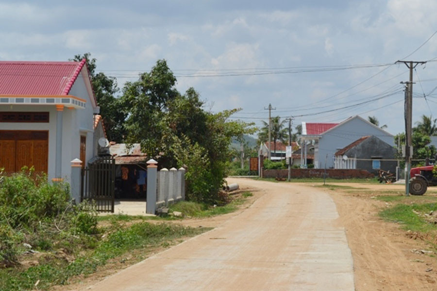 Một góc xã Đak Hlơ. Ảnh: L.N Một góc xã Đak Hlơ. Ảnh: L.N