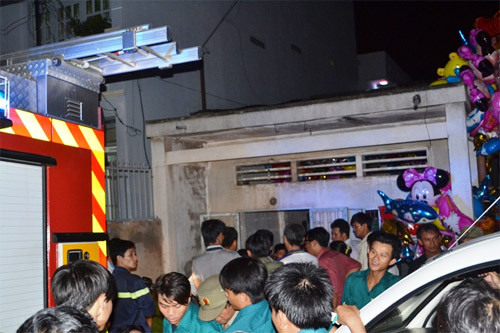 Ngôi nhà xảy ra vụ nổ. Ngôi nhà xảy ra vụ nổ.