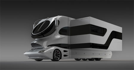 Nhà di động eleMMent có thể mở rộng chỉ bằng một cái bấm nút để tạo không gian rộng rãi hơn.