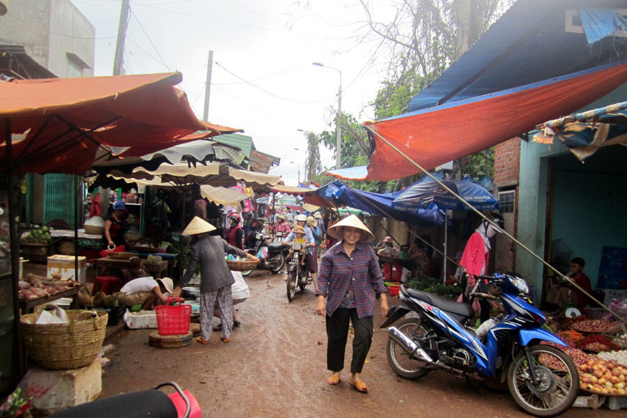 Một góc chợ phía Nam. Ảnh: H.S Một góc chợ phía Nam. Ảnh: H.S