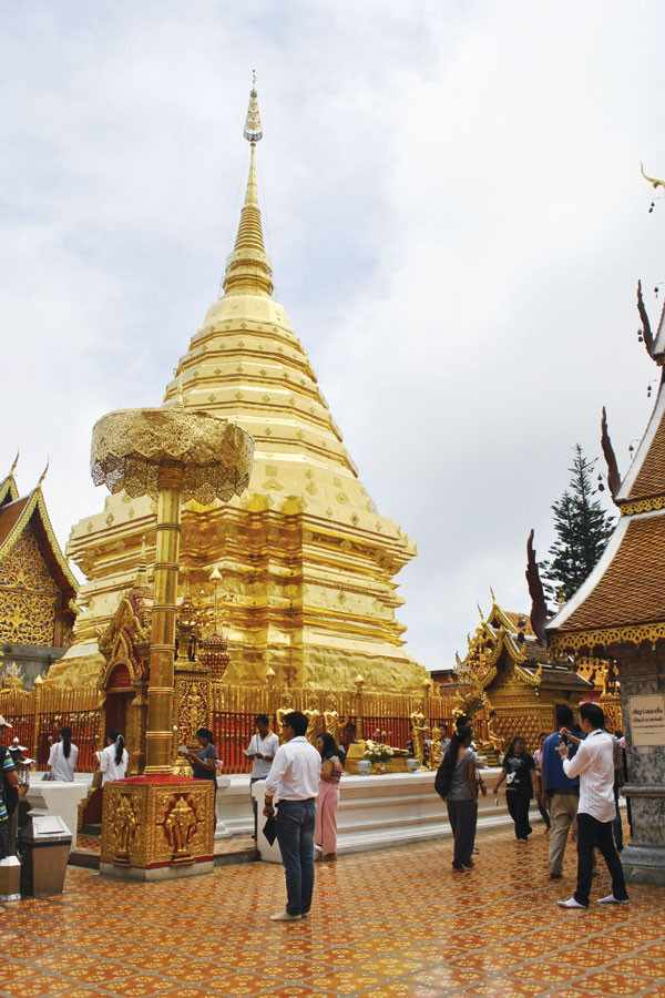 Chùa Chiang Mai (Thái Lan). Ảnh: Bích Hà Chùa Chiang Mai (Thái Lan). Ảnh: Bích Hà