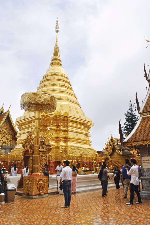 Chùa Chiang Mai (Thái Lan). Ảnh: Bích Hà