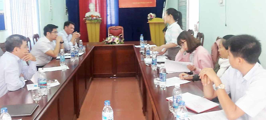  Quang cảnh buổi làm việc. Ảnh: Đinh Yến