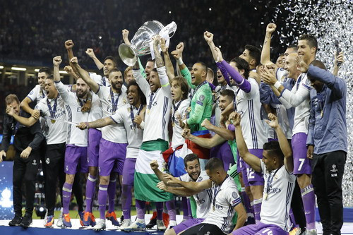 Real Madrid giành hat-trick vô địch Champions League. Ảnh: Reuters