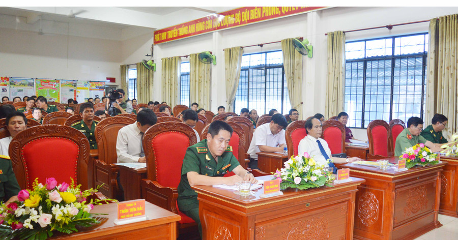 Các đại biểu về dự đại hội. Ảnh: Anh Huy