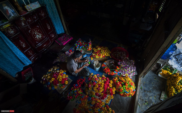 Làng nghề hoa giấy Thanh Tiên