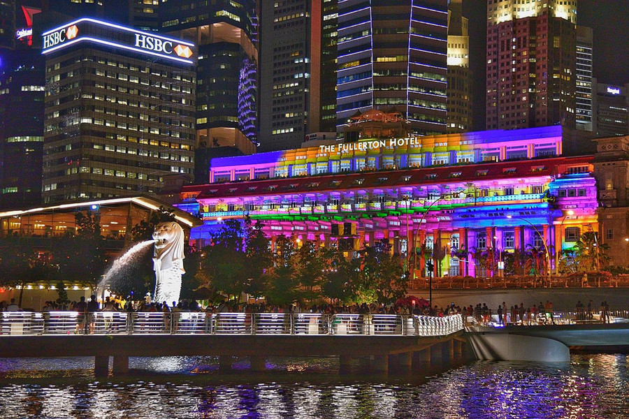 Điều ước của du khách trong đêm giao thừa sẽ được trình chiếu tại những địa điểm nổi tiếng nhất Singapore.