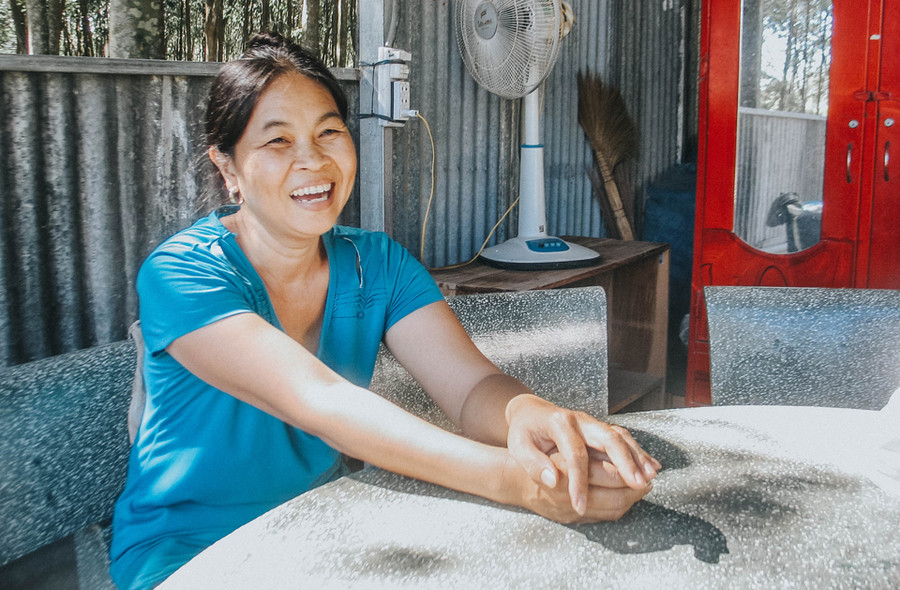 Giàu lên nhanh nhờ nuôi yến, vợ anh Quyền rất vui