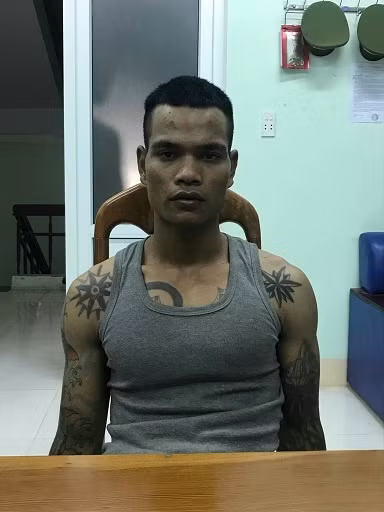 Yâng bị bắt giữ sau khi gây ra vụ cướp