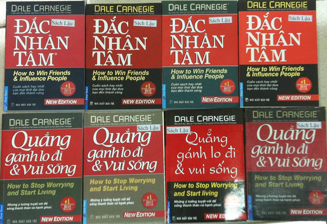 Đắc nhân tâm - cuốn sách của First News - Trí Việt bị làm giả rất nhiều ẢNH: FIRST NEWS CUNG CẤP