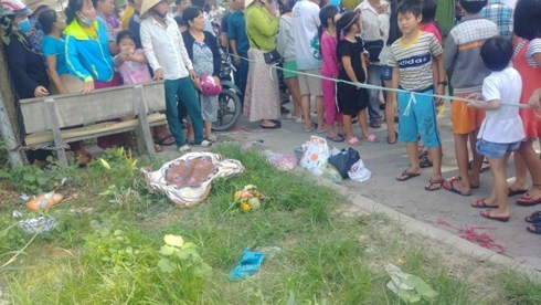 Hiện trường vụ việc.