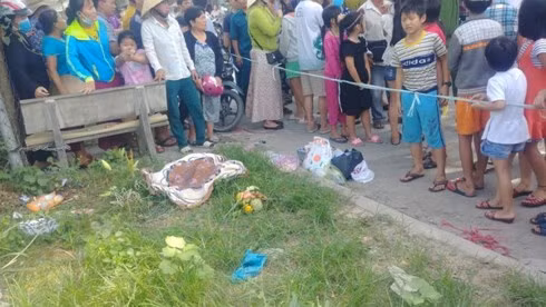 Hiện trường vụ việc.