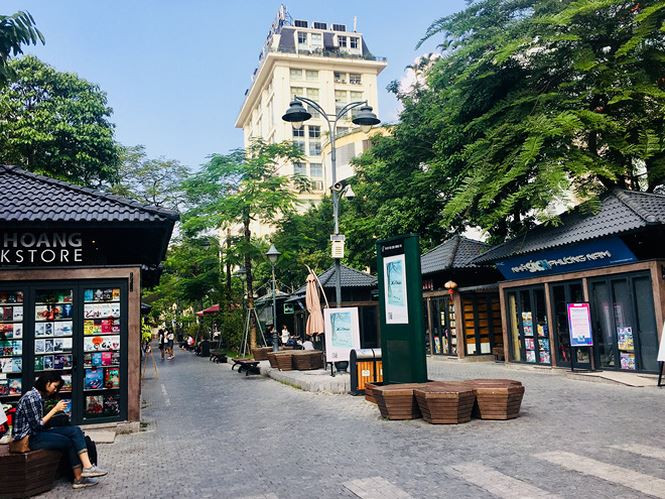 Phố sách có những ngày tĩnh lặng, yên bình