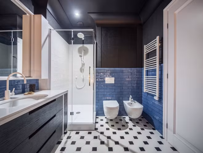  Phòng tắm rộng rãi và tiện nghi.