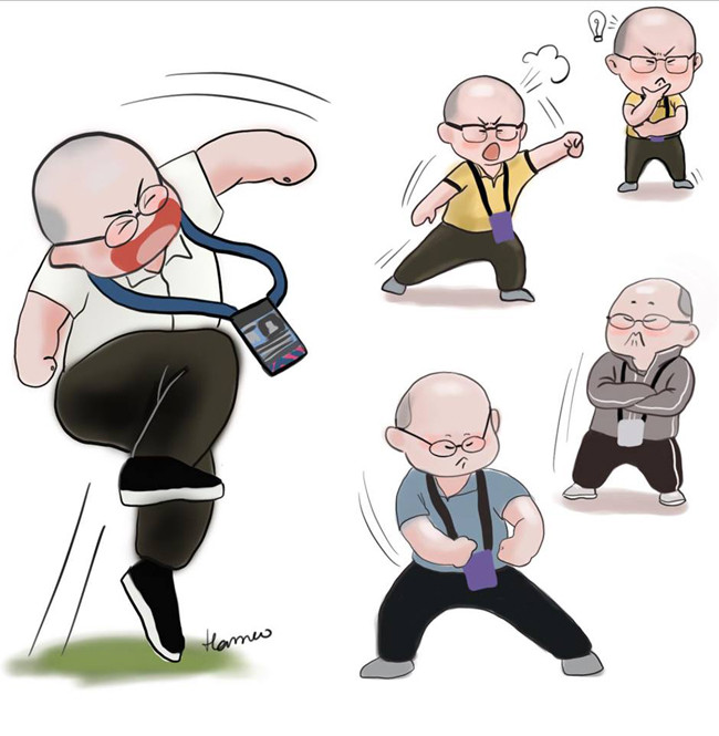 Người hâm mộ vẽ lại những hành động 