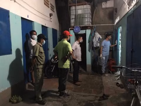  Hiện trường vụ việc. Ảnh: Người Lao Động