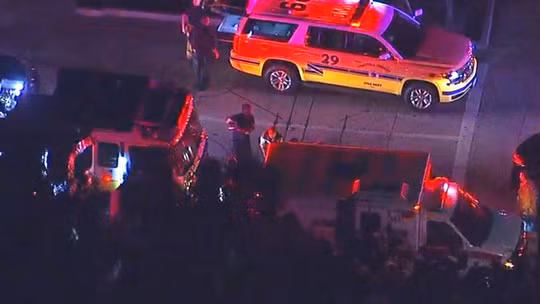  Cảnh sát nhanh chóng có mặt tại hiện trường. Ảnh: ABC7