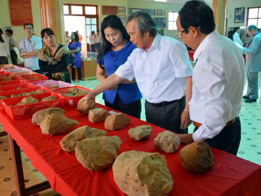  Nhiều hiện vật quý thu được trong quá trình khảo cổ tại An Khê. Ảnh: Trần Hiếu