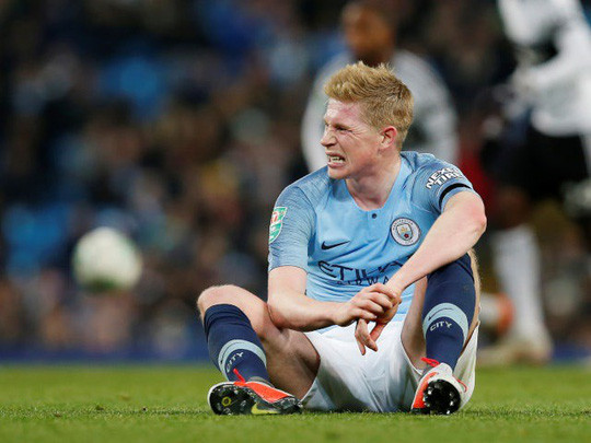 De Bruyne tái phát chấn thương khiến Man City lo lắng De Bruyne tái phát chấn thương khiến Man City lo lắng