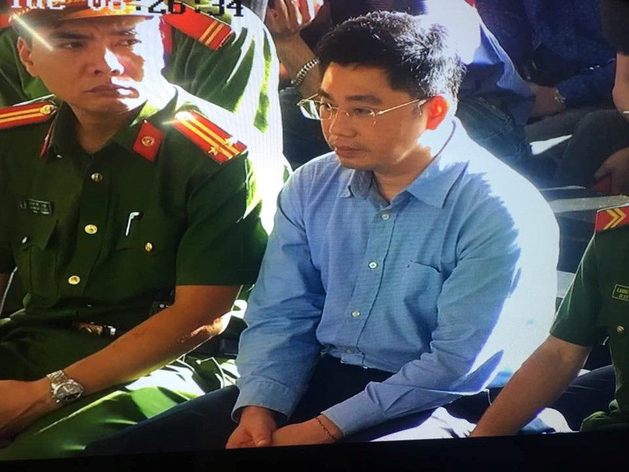 Nguyễn Văn Dương tại phiên xét xử.