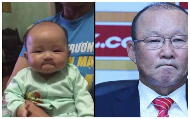  Đã tìm ra bản sao nhí của HLV Park Hang Seo ở Việt Nam.