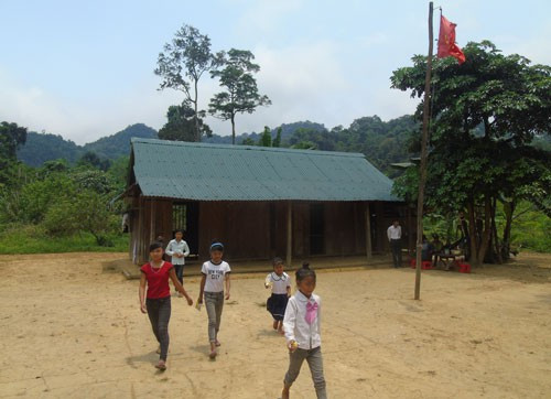  Điểm trường bản Đoòng chỉ có 11 học sinh