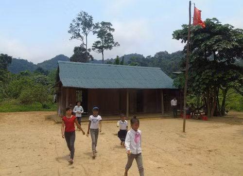  Điểm trường bản Đoòng chỉ có 11 học sinh