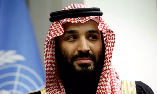 Thái tử Mohammed bin Salman tại Mỹ hồi tháng ba. Ảnh: Reuters.