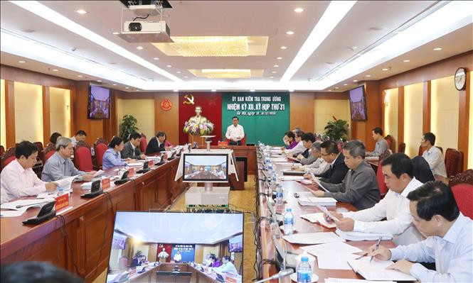 Quang cảnh Kỳ họp thứ 31 Ủy ban Kiểm tra Trung ương. Ảnh: Phương Hoa/TTXVN Quang cảnh Kỳ họp thứ 31 Ủy ban Kiểm tra Trung ương. Ảnh: Phương Hoa/TTXVN