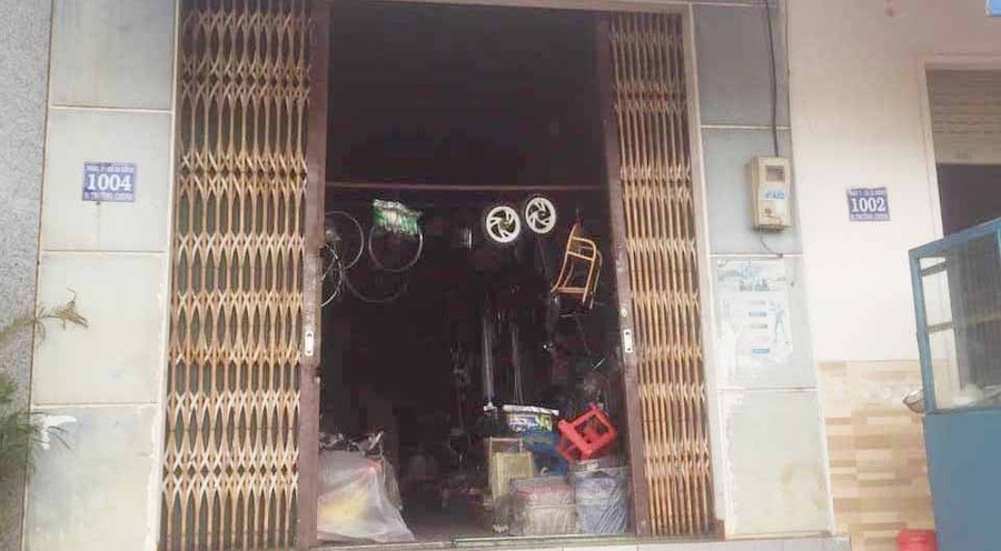 Hiện trường vụ việc. Ảnh Nguyễn Tú