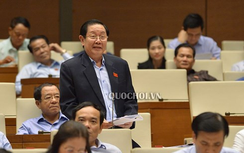 Bộ trưởng Bộ Nội vụ Lê Vĩnh Tân (Ảnh: Quochoi.vn)