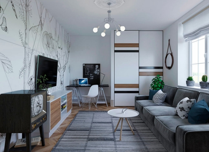 Bàn làm việc đặt cuối phòng để nữ chủ nhân giải quyết nốt những công việc còn tồn đọng trong ngày. Bàn làm việc đặt cuối phòng để nữ chủ nhân giải quyết nốt những công việc còn tồn đọng trong ngày.