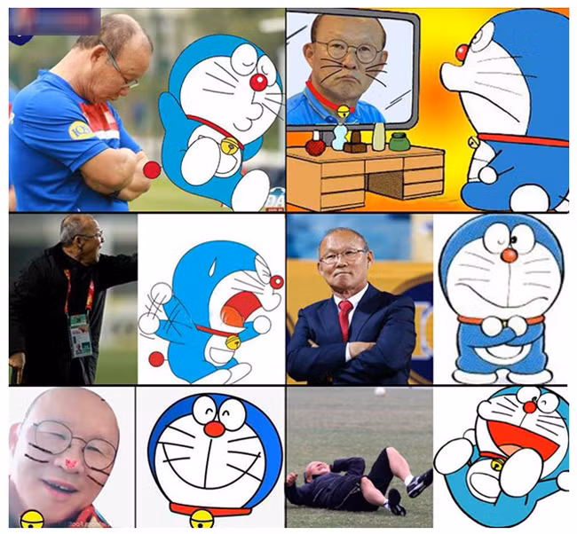 Một bản sao hài hước khác của HLV Park Hang Seo.