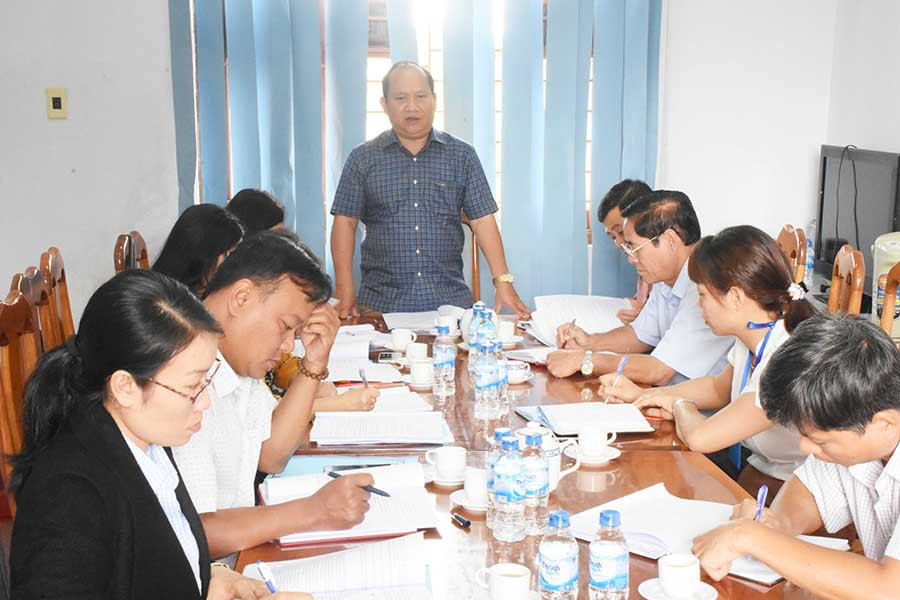 Quang cảnh buổi làm việc. Ảnh: Ngọc Sang Quang cảnh buổi làm việc. Ảnh: Ngọc Sang