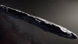 Hình ảnh mô phỏng vật thể bay hình điếu cigar. (Nguồn: internet)