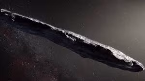 Hình ảnh mô phỏng vật thể bay hình điếu cigar. (Nguồn: internet)